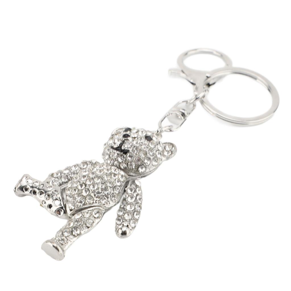 Keychain Artificial   Pendant Keychain Rhinestone Car Key Keychain For Bags Wallets Backpacks