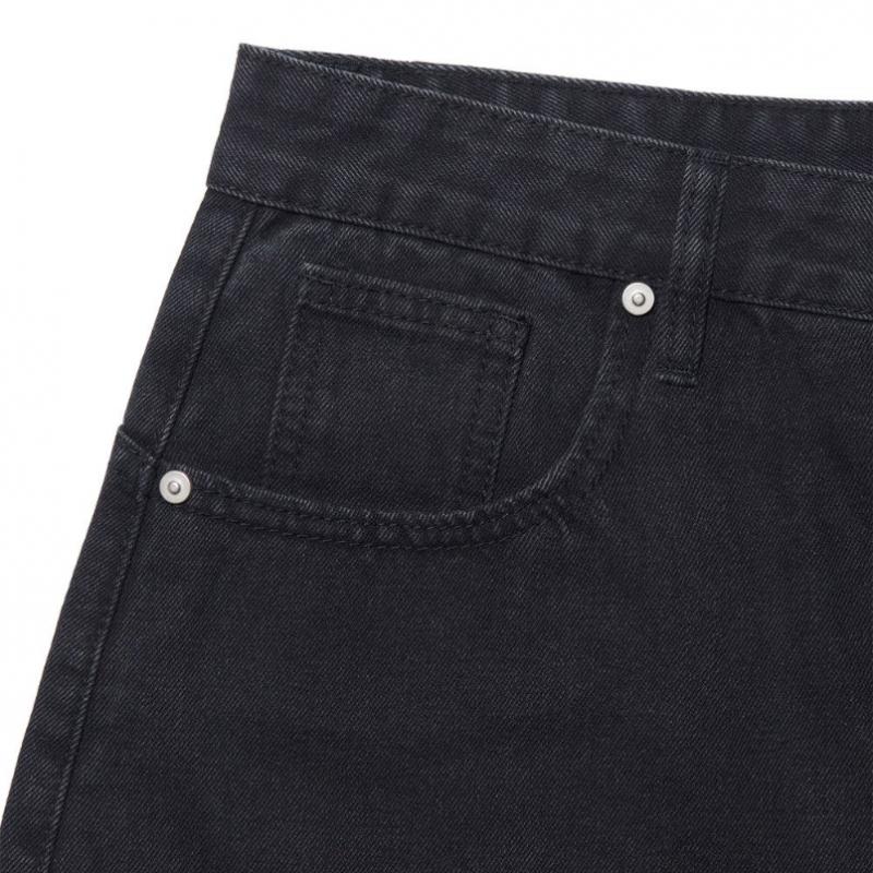 NOMANUAL Raw Vision Denim Pants   Washed Black