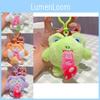 Adorable Plush Animal Keychain With Whimsical Tongue Out Design For Fun Accessories