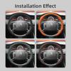 Suitable for Citroen Perforated Leather Steering Wheel Cover C3 C4 X Berlingo C5 Aircross Jumper SpaceTourer Ami X Red Black
