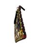 Greedilous Black Geometric Clutch Bag