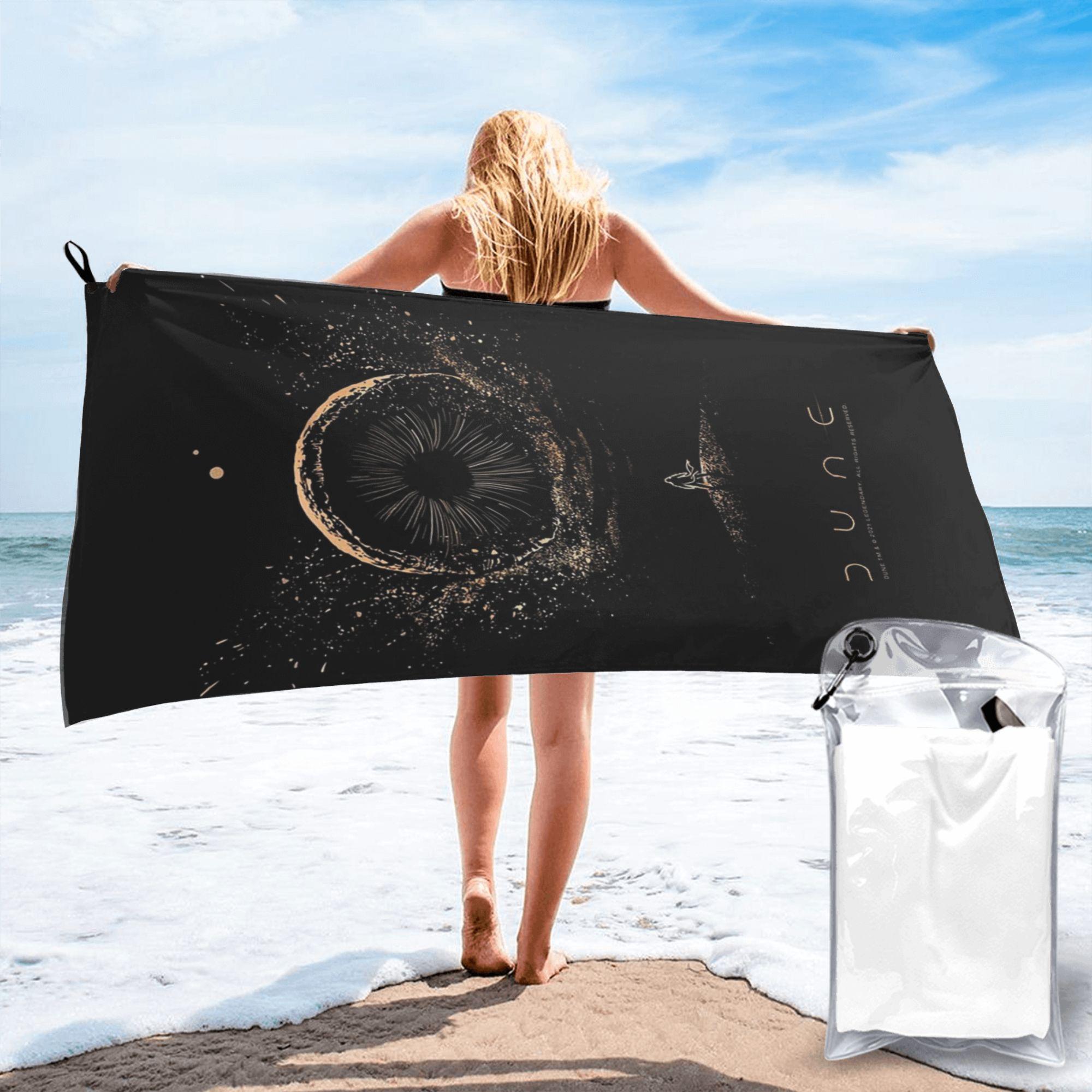 

Shai-Hulud The Sandworm Beach Towel Soft Microfiber Quick Dry Absorbent Quick Towels For Bath W40*H60(CM)