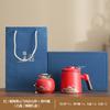 Portable Coarse Pottery Qingshan Flying Bird Office Cup Tea Separation Retro Mug Simple Gift Box Premium Business Gifts