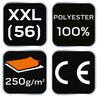 BASIS Arbeitsfleece, schwarz, Größe XXL