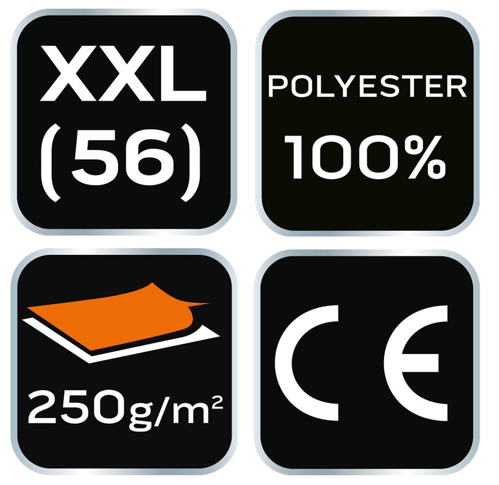 BASIS Arbeitsfleece, schwarz, Größe XXL