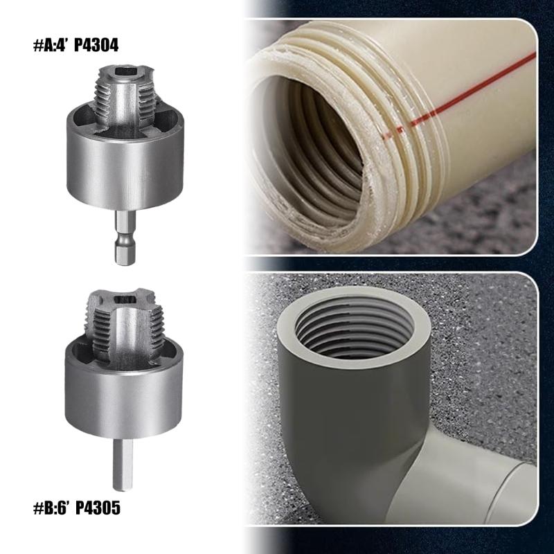 High Strength Alloy Pipe Threader Home Plumbing Tool For Smooth And Accurate DIY Plumbing Repairs And Installations