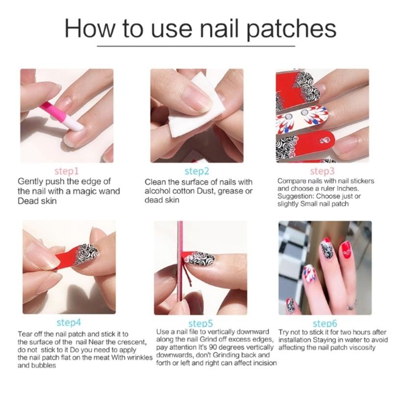Semi Cure Nail Stickers for Beginner Women Girl