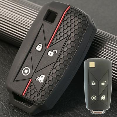 Portachiavi in silicone a 4 pulsanti, con custodia protettiva per Renault Gama Seris TCK, accensione Euro Pickup Truck Lorry