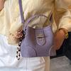 High-end Fashion Style Hand-held Shoulder Bag for Commuting and Cross-body Bucket Bag