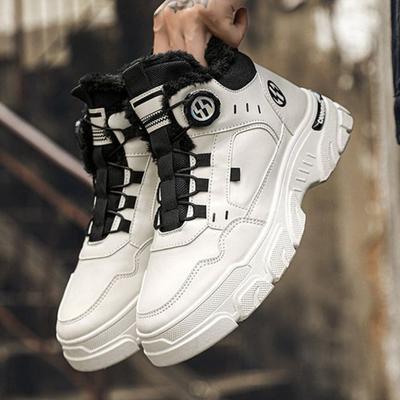 Chaussures d'hiver à plateforme tendance pour homme, bottes de neige montantes pour homme, chaudes et résistantes au froid, offre de luxe, chaussures de qualité, randonnée en plein air, décontractées, nouveauté