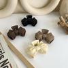 Popular Coffee Black Beige Hair Clip Frosted Large Hair Claw Crab Clips Acrylic Hairpins Geometric Shark Clip
