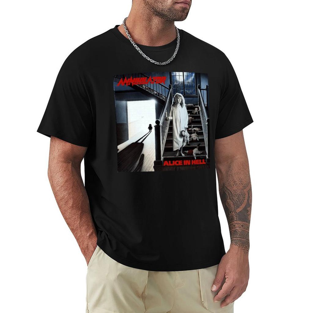 Annihilator Alice In Hell Album 1989 Tshirt Summer Sports Quick Dry Tshirt