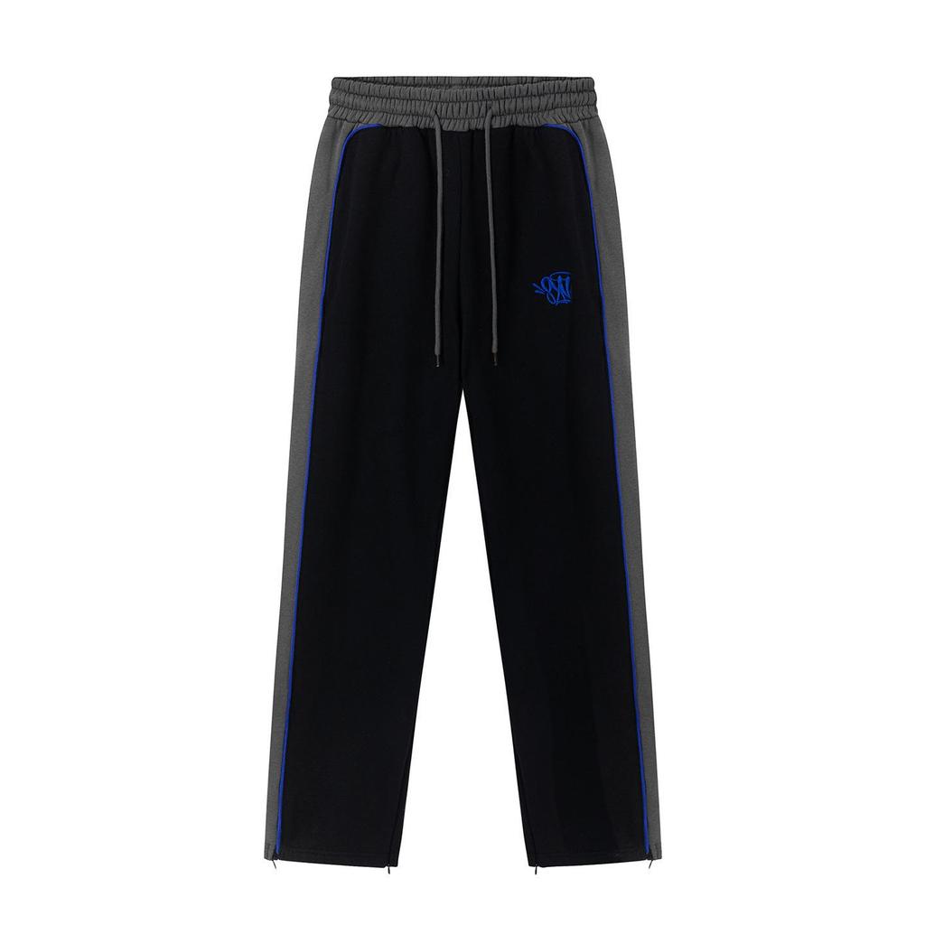 Cross-Border European Trend: S&Y Embroidered Velvet Hoodie & Pants/Shorts Casual Set for Men & Women