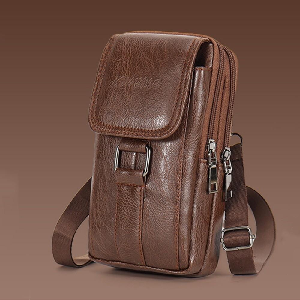 Doppelschichtige Handy-Gürtelclip-Tasche mit Trageband Handy-Gürtel-Hängetasche Handy-Tasche Outdoor