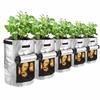 5 Stück 7 / 10 Gallonen Kartoffelzuchtsack Leichter Gartensäack Kartoffel- und Gemüseanbau
