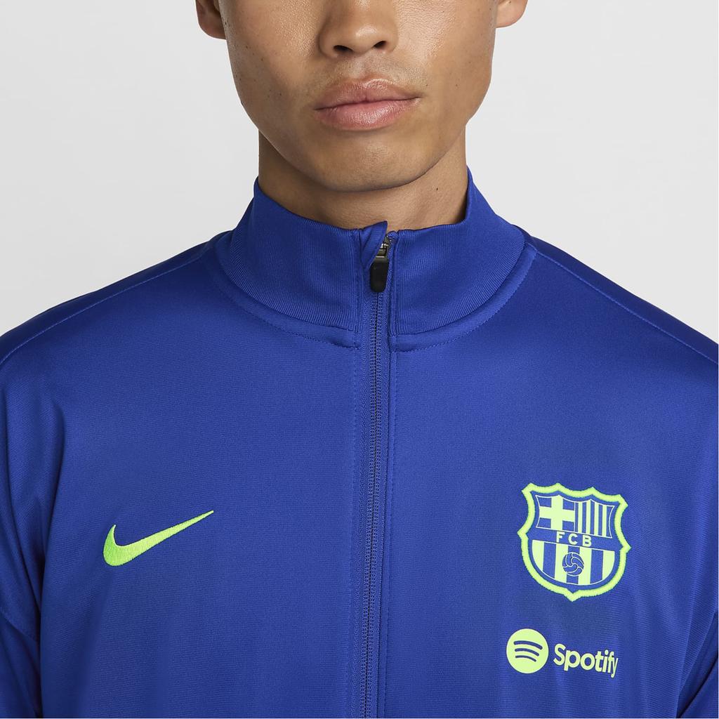 Nike Dri-Fit FW24 F.C. Barcelona Fashion Comfortable Soft Sports Jacket Men Jackets Blue FQ2472-418