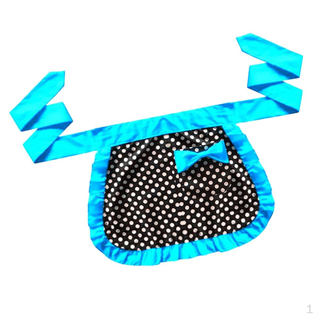 Кухонный фартук с фартуком для готовки, Женский, Половина синий