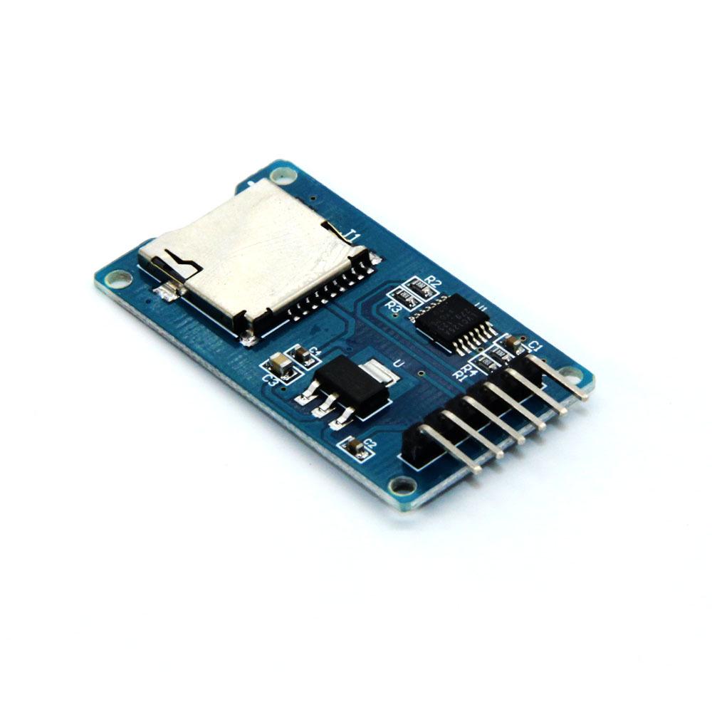 Micro SD TF Card Read/Write Module with SPI Interface and Level Shifter