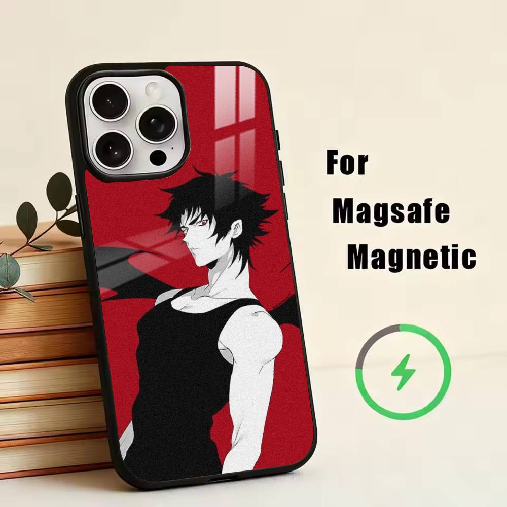 DC-Devilman C-Crybaby Phone Case For iPhone17,16,15,14,13,12,11 Plus,Pro Magnetic For Magsafe Wireless Charging