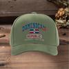 Dominikanische Republik Verstellbare Baseballkappe Mehrfarbige Trucker-Mütze für den täglichen Gebrauch Outdoor-Urlaub Pendeln