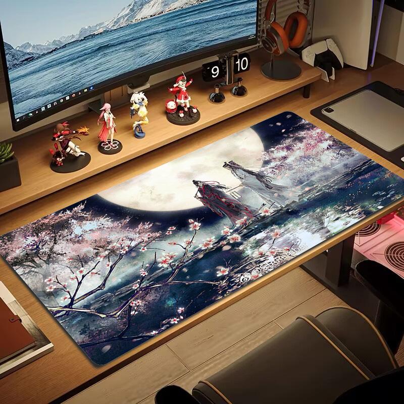 Mo Dao Zu Shi Color Mouse Pad Large Gaming Table Cushion Non-slip Laptop Tablet Big Mousepad XXL Mat Mini PC Playmat With Lock edge