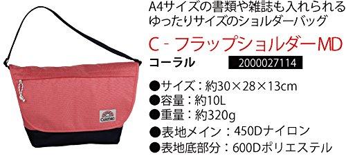 COLEMAN C-Flap Shoulder Bag, MD, 2000027116, Coral