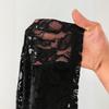 2026 New Printed Loose Casual Street Style See-through Sexy Lace Patchwork Short Sleeve T-shirt