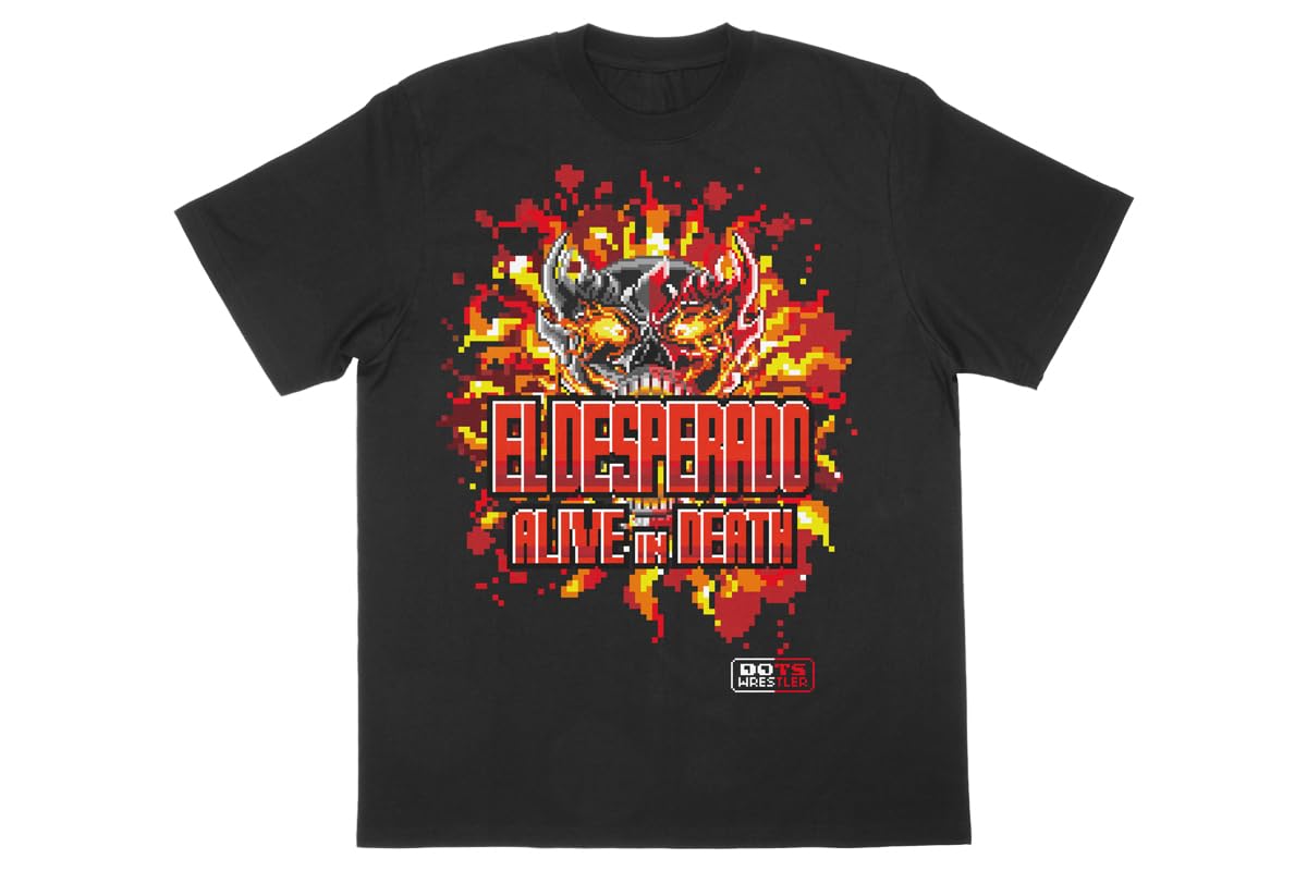 

Футболка New Japan Pro-Wrestling El Desperado dotswrestler ALIVE IN DEATH, размер S, 6348103345