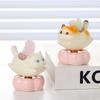 Rotating Kitten, Cute Cat, Content Cat, Smooth Crystal Raw Stone Home Decoration Piece, Cartoon Kitten, Office Desk Decoration Item