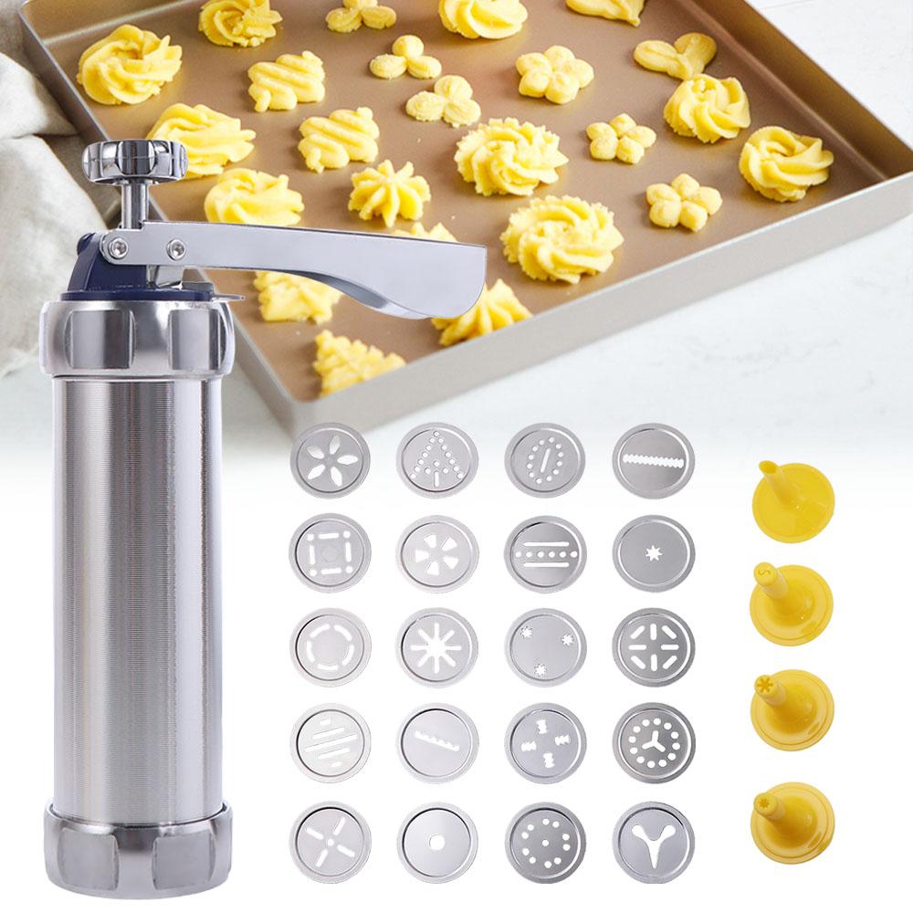 Aluminium Zinc Zinc Alloy Cookie Machine Mold 4 nozzles DIY Biscuit Maker Cookie Press Kit  Pastry Making
