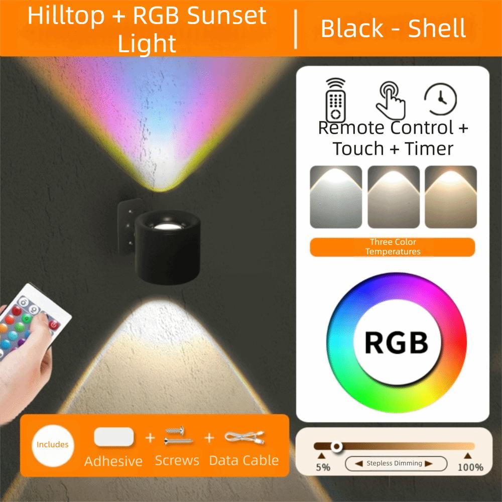 Non-Flickering LED Reading Light Remote Control Rechargeable Light Magnetic Lamp  Bedtime Reading