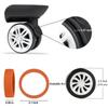New 8PCS Luggage Wheels Protector Silicone Wheels Caster Shoes Travel Luggage Suitcase Reduce Noise Wheels Cover Accessories