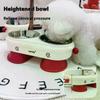 Pet High Footed Bowl Neck Protection Cat Dog Feeding And Water Bowl High-legged Anti Slip And Anti Stainless Steel Pet Bowl
