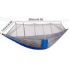 Portable Camping Travel Hammock Hanging Bed with Mosquito Net (Gray   Blue)