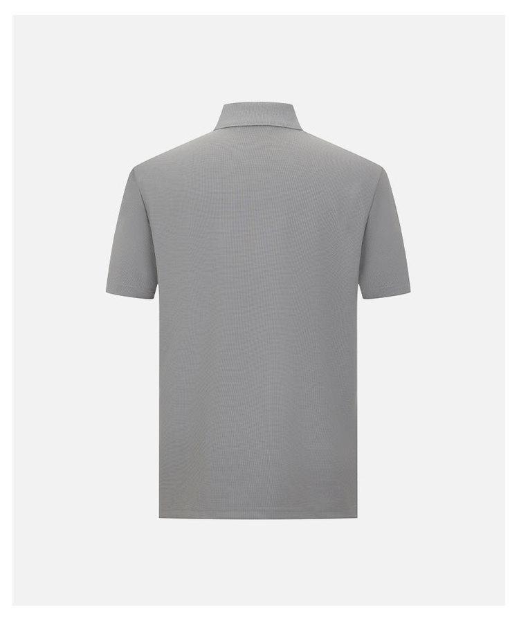 [Letter Logo Fashion Color Contrast] Spring and Summer Simple and Versatile Men's Short Sleeved Polo Shirt
