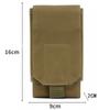 1 Pezzo Borsa Camouflage da Esterno Porta Telefono Tattico Militare Cintura Sportiva da Vita Custodia Impermeabile Nylon EDC Sport Caccia Borse Camo
