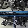 GFARDMOTO Breite Motorrad-Fußrastenpedal Kompatibel mit Honda Rebel 1100