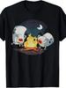 S'Mores Campfire Marshmallow Roasting Bonfire Unisex T-Shirt Gift for Dad And F