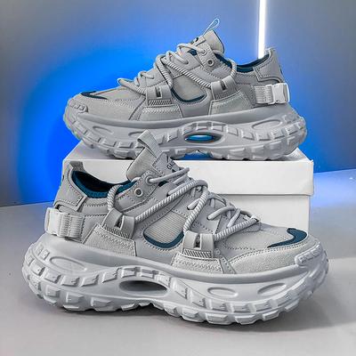 Men's Trend Clunky Sneaker Outdoor Non Slip Breathable Casual Running Sport Shoes Comfortable Work Shoes