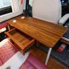 Folding Dining Table & Cup Holder for Ford Transit & Maxus V80 RV Modifications
