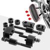 Motorcycle Floorboard Footrest Motorbike Extension Kit Extension Footrest Spacer Extender Pedal Rustproof