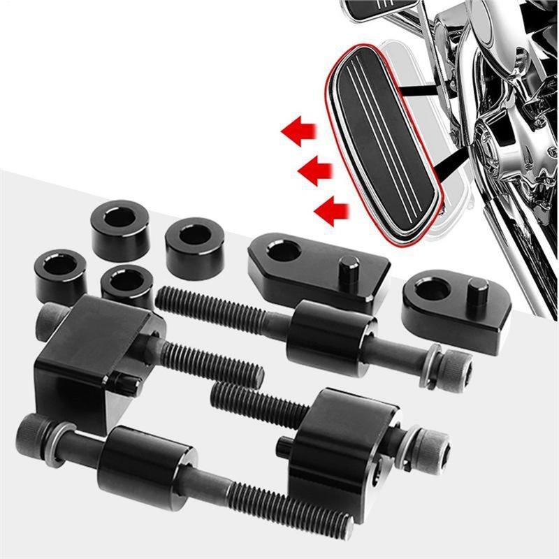 Motorcycle Floorboard Footrest Motorbike Extension Kit Extension Footrest Spacer Extender Pedal Rustproof