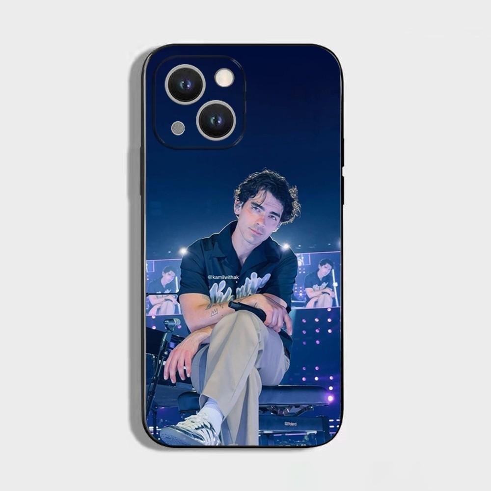 1PC Singer Joe J-Jonas Phone Case For iPhone 16 15 Plus 14 13 Pro Max 12 Mini 11 X XS XR 7 8 8Plus Black Soft Phone Coque