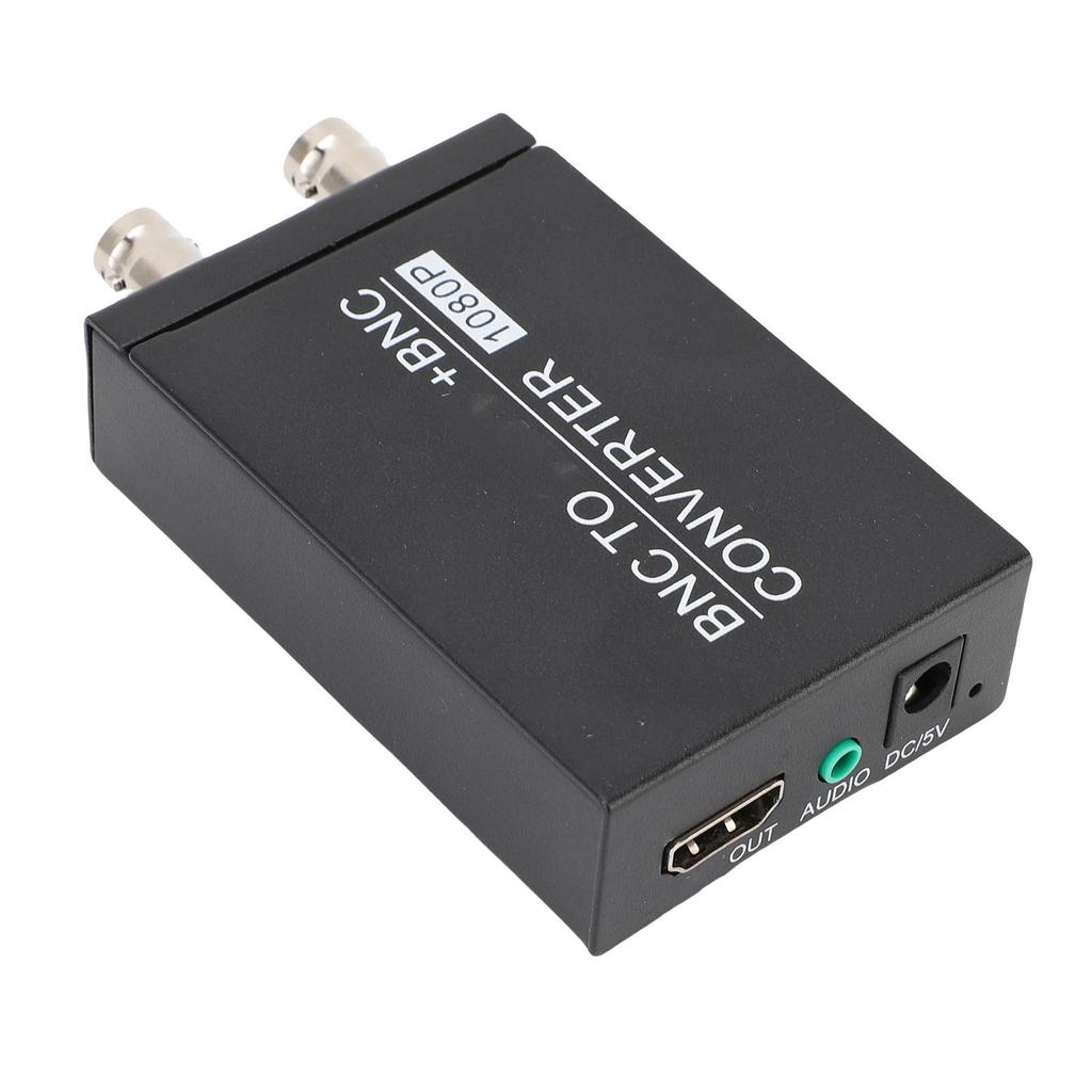 BNC to HD Multimedia Interface Converter Supports 1080P Resolution BNC to HD Video Sound Converter for Camera Projector