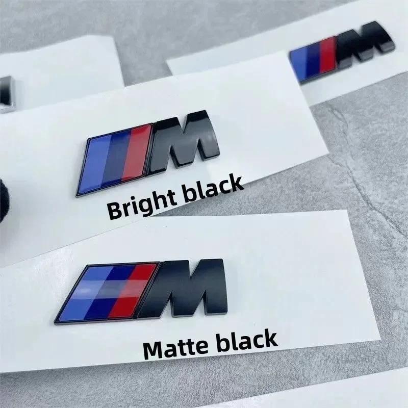 2PCS is suitable for BMW Group M-mark decorative ABS badge body fender sticker general style accessories.