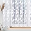 Martyna - Tenda Jacquard Pronta con Orlo Dritto - 400X160 Cm - Bianco