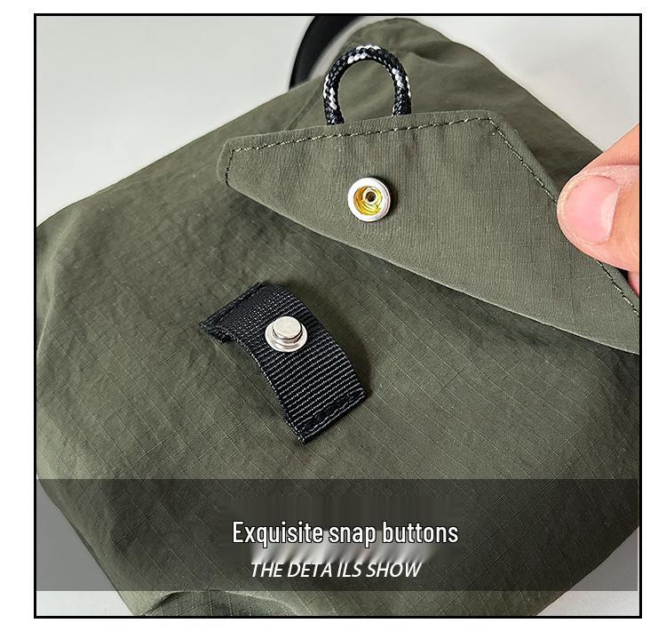 Japanese Style 2025 Casual Solid Color Mini Crossbody Phone Bag for Men and Women