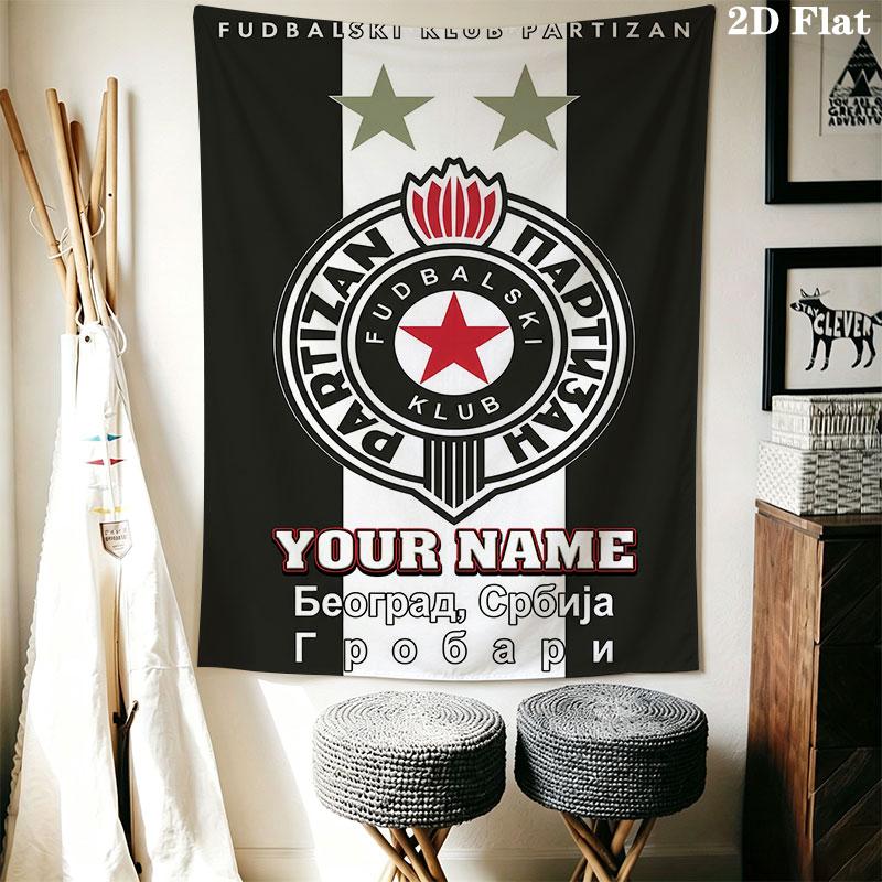 Fk Partizan Wall Hanging Printed Fabric Blanket Decorative Tapestries for Bedroom Living Room Home Decor