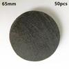 8/10/15/20/25/30/35/40/45/50mm Non Woven Round Felt Circle Pads for DIY Crafting Flower Backing Hair Accessories Vacuum Filters