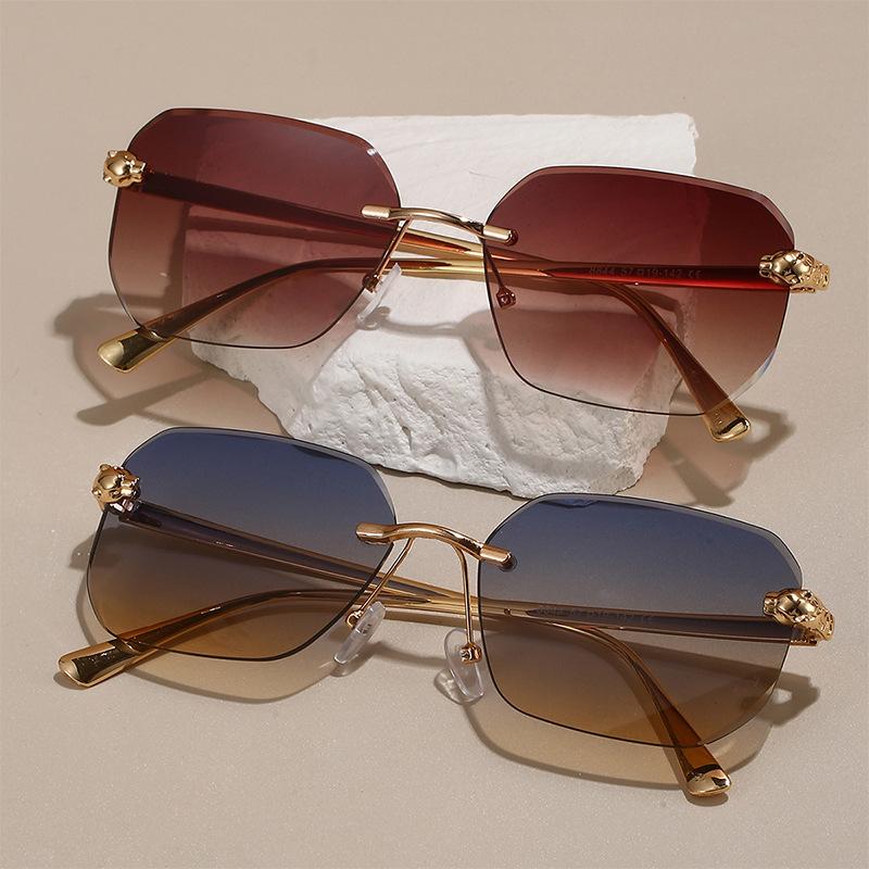 JYL TS Sunglasses UV Protection Leopard Frameless Men/3130